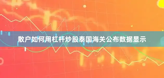 散户如何用杠杆炒股泰国海关公布数据显示